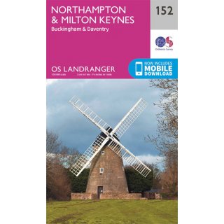No. 152 - Northampton & Milton Keynes 1:50.000