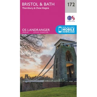 No. 172 - Briston & Bath 1:50.000
