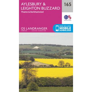 No. 165 - Aylesbury & Leighton Buzzard 1:50.000