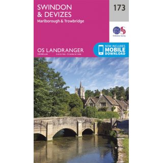 No. 173 - Swindon & Devizes 1:50.000