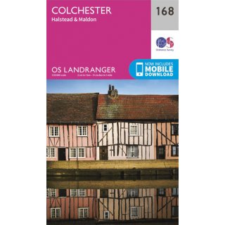 No. 168 - Colchester, Halstead & Maldon 1:50.000