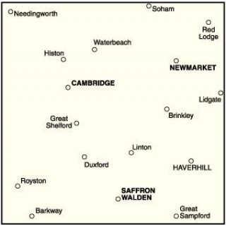 No. 154 - Cambridge & Newmarket 1:50.000