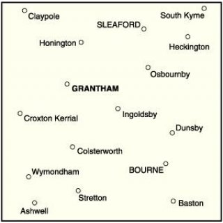 No. 130 - Grantham, Sleaford & Bourne 1:50.000