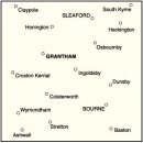 No. 130 - Grantham, Sleaford & Bourne 1:50.000