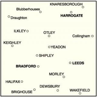 No. 104 - Leeds & Bradford 1:50.000