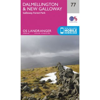 No.  77 - Dalmellington & New Galloway 1:50.000