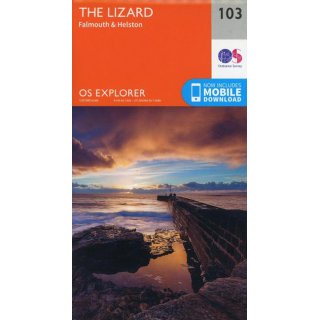 No. 103 - The Lizard, Falmouth & Heston 1:25.000