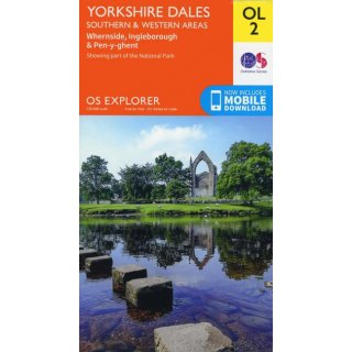 No. OL 2 - Yorkshire Dales - Southern & Western areas 1:25.000