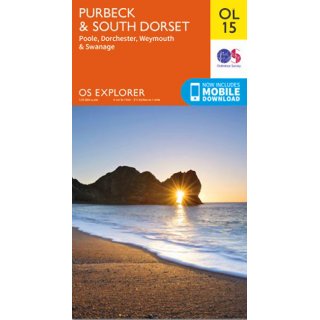No. OL15 - Purbeck & South Dorset 1:25.000