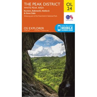 No. OL24 - The Peak District - White Peak area 1:25.000