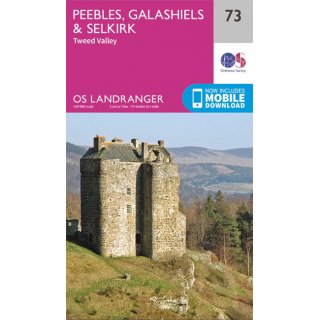 No.  73 - Peebles, Galashiels & Selkirk 1:50.000