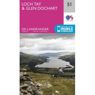 No.  51 - Loch Tay & Glen Dochart 1:50.000