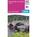 No.  52 - Pitlochry Crieff, Aberfeldy 1:50.000