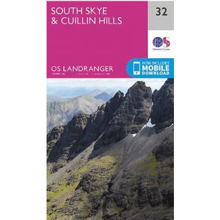 No.  32 - South Skye & Cuillin Hills   1:50.000