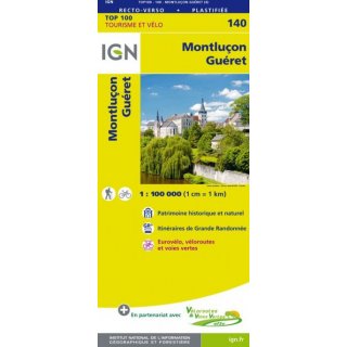 140 Montluçon / Gueret 1:100.000