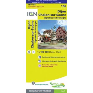 136 Dijon / Chalons-sur-Saône 1:100.000