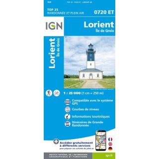 0720 ET Lorient, Île de Groix 1:25.000