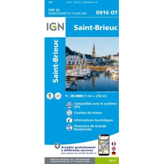 0916 OT St-Brieuc 1:25.000