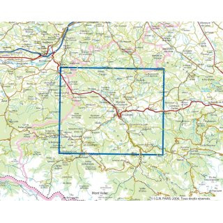 2047 OT St-Giron, Couserans  1:25.000