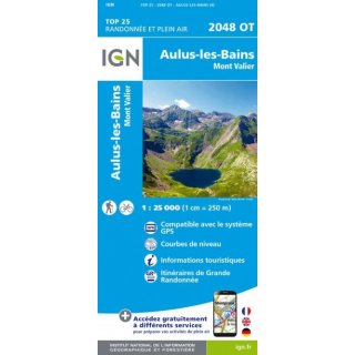 2048 OT Aulus-les-Bains, Mont Valier  1:25.000