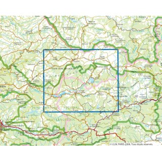 2443 ET Monts de Lacaune, La Salveta-sur-Agout  1:25.000