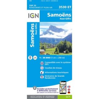 3530 ET Samo&euml;ns, Haut-Giffre 1:25.000