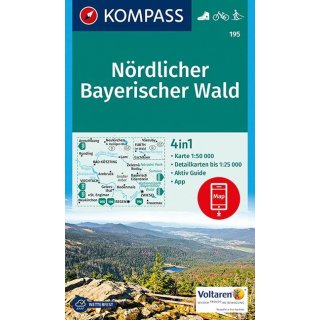 WK  195 Nördlicher Bayerischer Wald 1:50.000