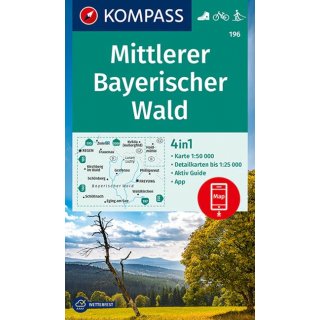 WK  196 Mittlerer Bayerischer Wald 1:50.000