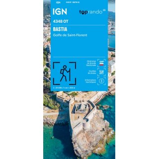 4348 OT Bastia, Golfe de St-Florent 1:25.000