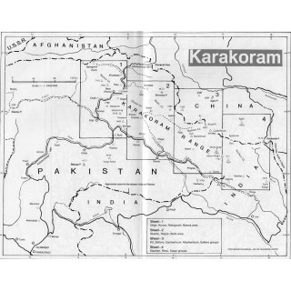 Karakoram Maps - Sheet 4 - 1:200.000