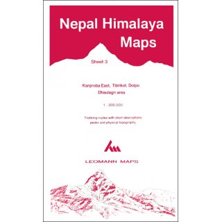Nepal Himalaya Maps - Sheet 3 - 1:200.000