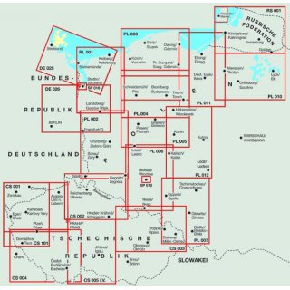 Tschechien CS 001 Egerland-Nordb&ouml;hmen 1:200.000