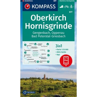 WK 877 Oberkirch-Hornisgrinde 1:25.000