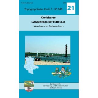 21 Landkreis Bitterfeld 1:50.000