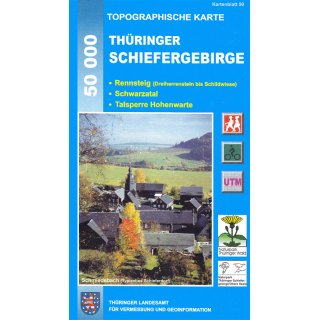 59 Thüringer Schiefergebirge 1:50.000