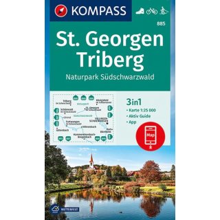 WK  885 St.Georgen-Triberg 1:25.000