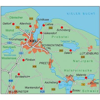 8 Kiel - Pl&ouml;n 1:50.000