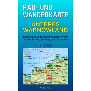 Unteres Warnowland 1:30.000