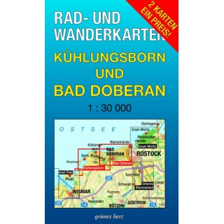 Set: Kühlungsborn und Bad Doberan 1:30.000