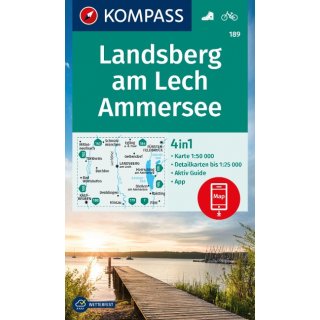 WK  189 Landsberg-Lech-Ammersee 1:50.000