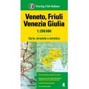 Veneto, Friuli Venezia Giulia 1:200.000