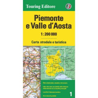 Piemonte e Valle dAosta 1:200.000