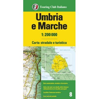 Umbria e Marche 1:200.000