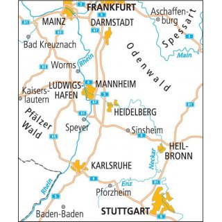 20 Rhein / Neckar 1:150.000