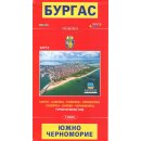 Burgas - Südliche Schwarzmeerküste (engl. / dt.) - Stadtplan 1:8.500