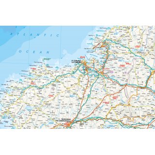 Spanien, Nord mit Jakobsweg 1:350.000