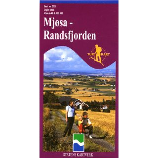 Mjøsa - Randsfjorden 1:100.000