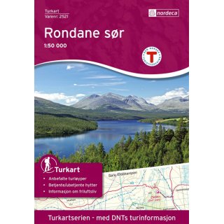 Rondane S&oslash;r 1:50.000