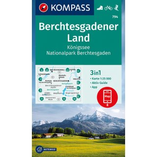 WK 794 Berchtesgadener Land 1:25.000