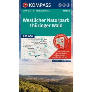 WK  812 Westlicher Naturpark Thüringer Wald 1:50.000